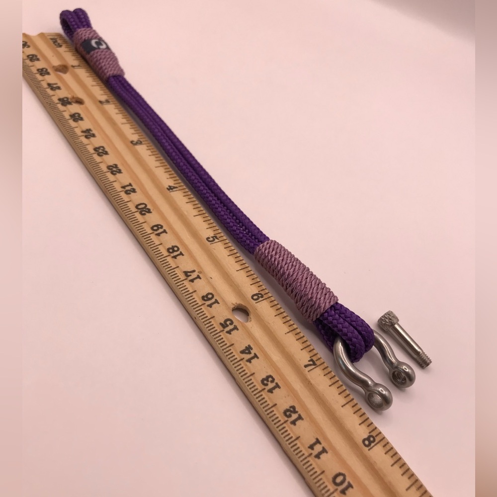 Mover Men’s Rope Purple Bracelet - Picture 5 of 6